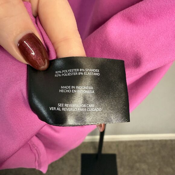 GapFit Women's Shelf Bra Active Tank Rosebud Pink Dress Size Large - Picture 6 of 6